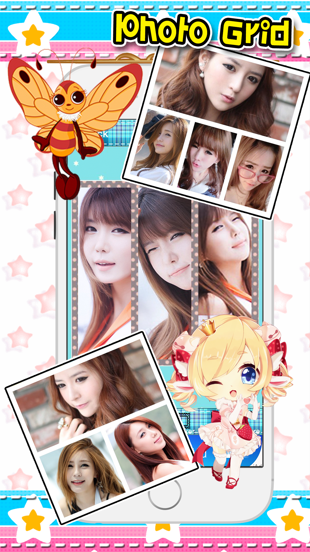 Sweet Camera and Cartoon Sticker Frame screenshot 3