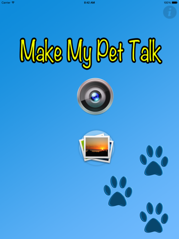 Make My Pet Talk iPad screenshot
