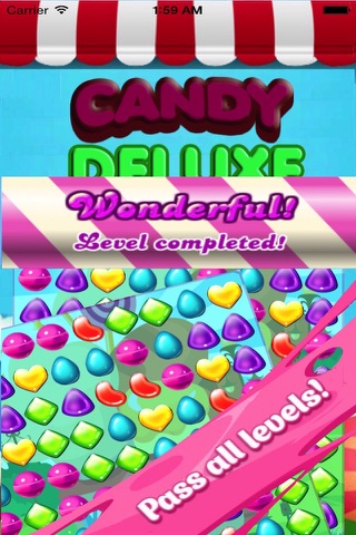 Candy Dash Deluxe HD-The best match 3 candy puzzle game for kids and girls screenshot 3
