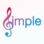 Simple Music - amazing chords creation keyboard app with free piano, guitar, pad sounds, and midi