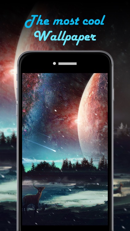 Galaxy Space Wallpapers & Backgrounds - Custom Home Screen Maker with HD Pictures of Astronomy & Planet