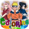 Coloring Anime Book Ninja Shippuden Free Edition