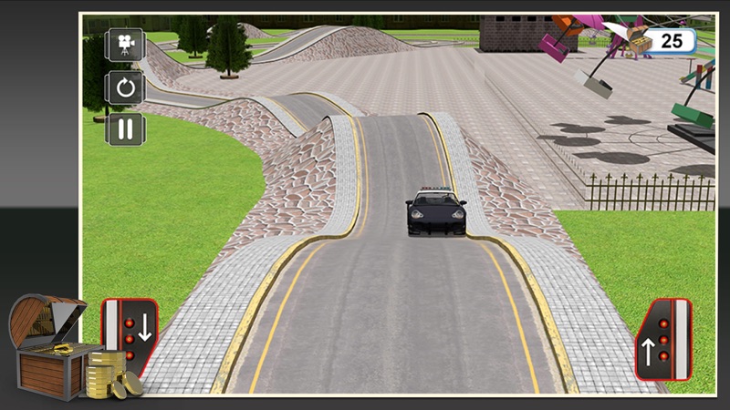 3D Police Car Racing Stunts - Crazy simulator ride and simulation adventure screenshot 2