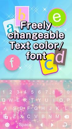 Customized skin+Emoji CocoPPa Keyboard screenshot 2
