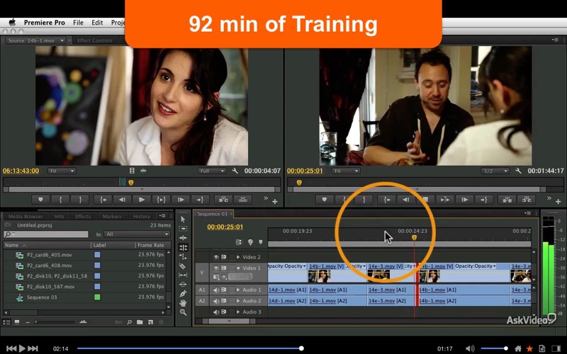 Screenshot #2 pour AV for Premiere Pro CS6 103 - Advanced Editing Tools