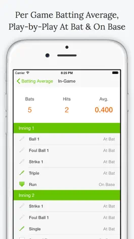 Game screenshot Batting Average - Baseball Stats apk