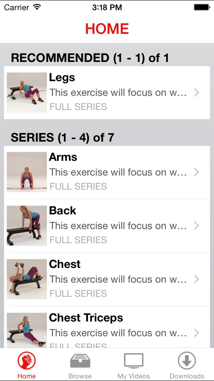 iPhone screenshot