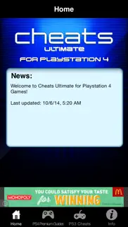 cheats ultimate for playstation 4 games - including complete walkthroughs iphone screenshot 1