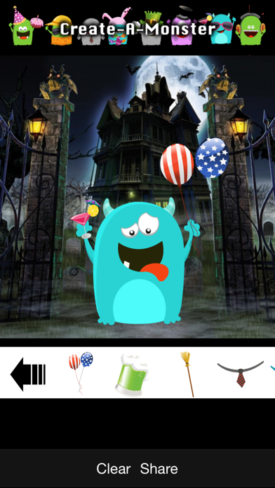 Screenshot #3 pour Create-A-Monster Créer Monsters cool! Amusez-vous avec vos enfants!