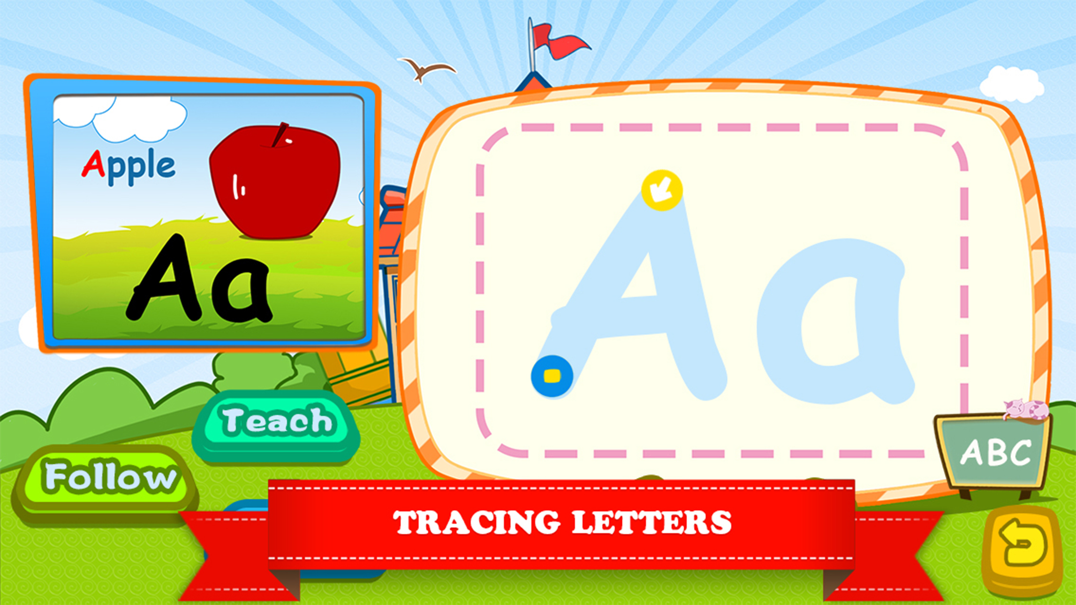 English alphabet ABC learning for preschool & kindergarten Kids screenshot 6