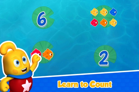 Learn to Count 1234 with Fishes - Numbers Counting & Quantity Match Math Puzzle : IQ for  toddler & kids of Montessori, Preschool & Kindergarten screenshot 3