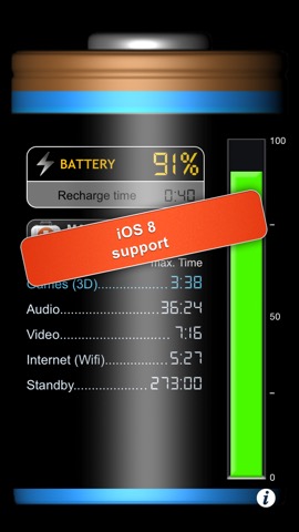 iBattery Pro - Battery status and maintenanceのおすすめ画像1