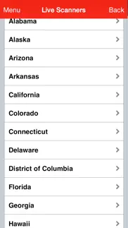 listen live to police, fire, ems, airport tower controller and port scanners with over 4,000 channels iPhone Captures Décran 2