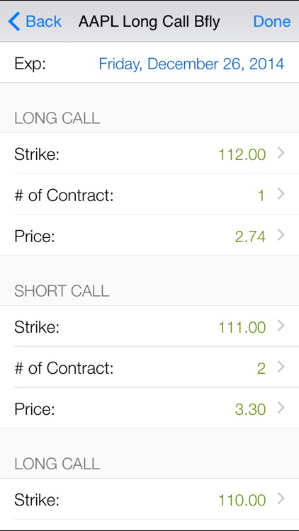 Butterfly Pro - Option Strategy Profit/Loss Calculator/ Chart for Butterfly Options Investor with Live Options Chain and Real Time Stock Quotes