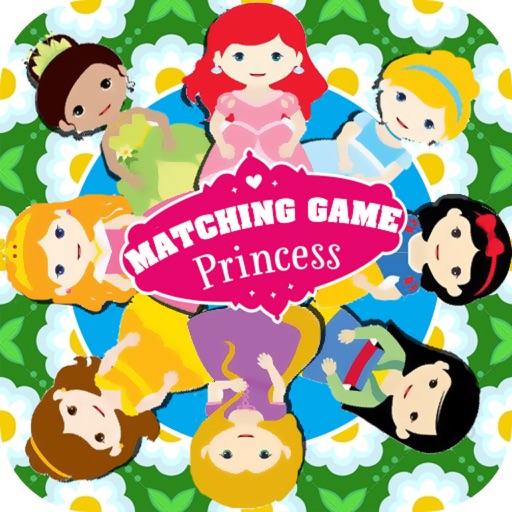 Princess Matching Game Free - Improve Kids Memory with Princess and Girl Fashion