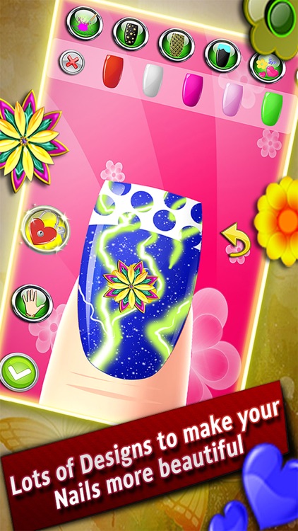 A Beauty Nail Parlor - Girls Loving Decorative and Glittering Nails