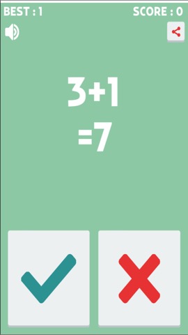 極端な数学TrueまたはFalse：加算と減算パズル無料ゲームのおすすめ画像1