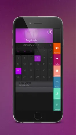 Game screenshot Sex Organizer - Sex Positions Calendar & Dater hack