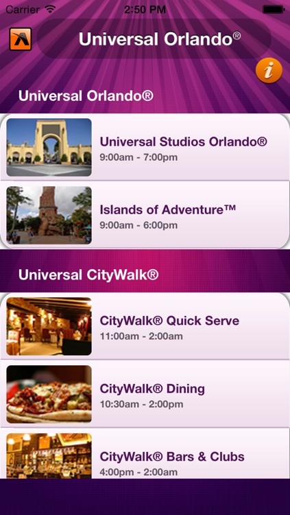 Wait Times for Universal Studios