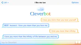 cleverbot iphone screenshot 3