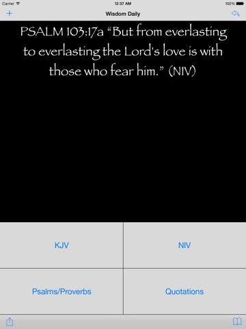 Wisdom Daily iPad screenshot 1 - Lifestyle app