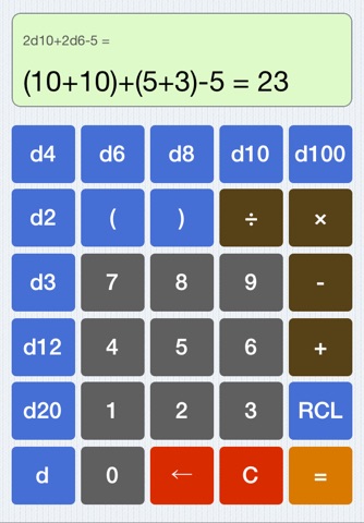 RPG Dice Pro - Quick Die Roll Simulator / Calculator screenshot 3