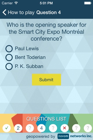 Quiz Smart City Expo Montréal screenshot 3