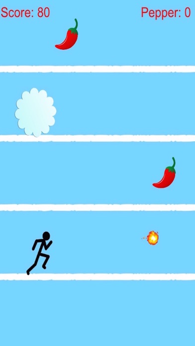Screenshot #2 pour Amazing Winter Sport - Eat Spicy Red Pepper And Shoot Fire Ball Free
