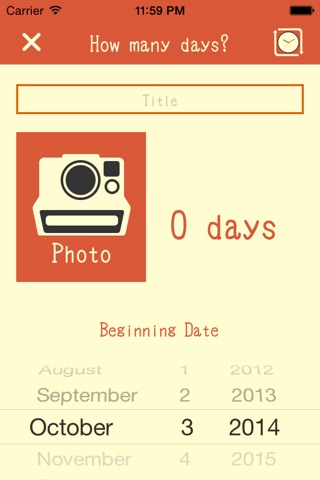 How many days? - Since... screenshot 2