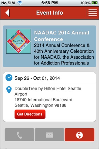 NAADAC screenshot 3