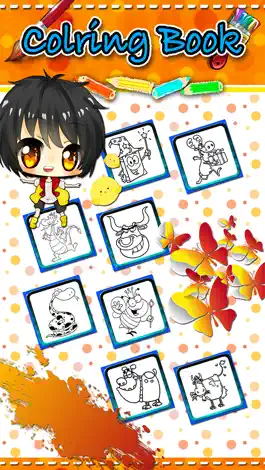 Game screenshot животных книжка-раскраска для малышей 4 мультфильм mod apk