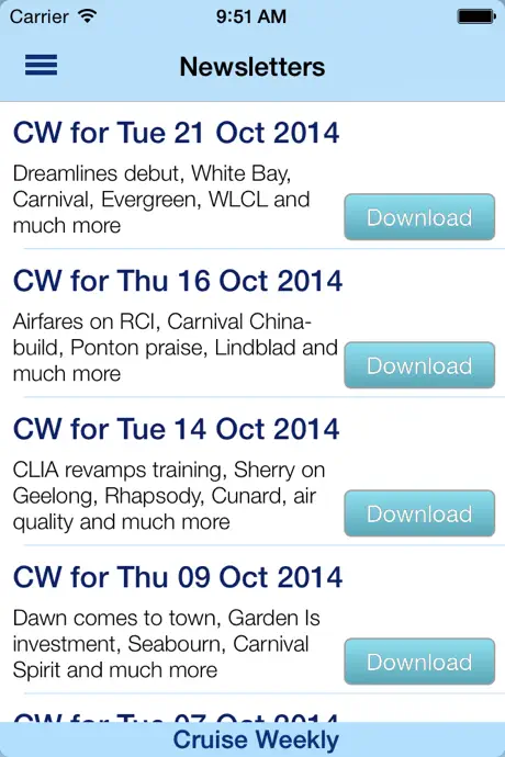 Cruise Weekly