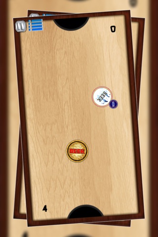 Bar Fight Air Hockey Beer Cap : The Coaster War - Free screenshot 2