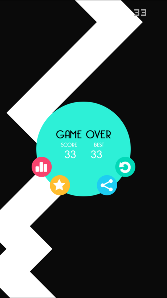 #3. ZigZag Line - Impossible Game (iOS) By: Hien Nguyen
