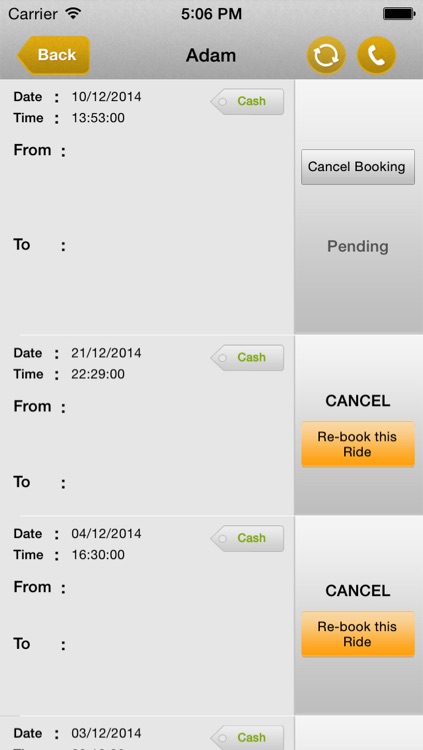 Fastline Taxi Booker screenshot-3