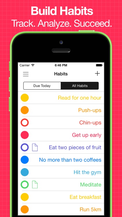 Daily Goals - Simple habit tracker and goal tracking with progress, streaks, analysis & reminders