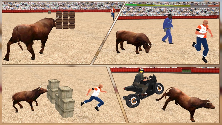 Angry Bull Fighter Simulator 3D screenshot-3