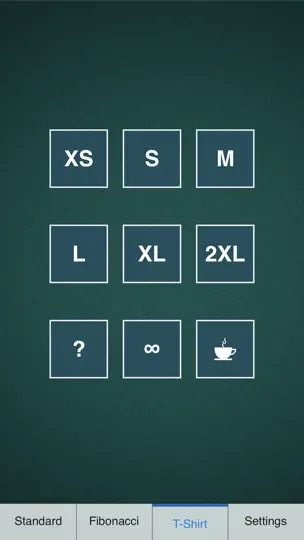 Captura de pantalla de Scrum Poker Planning (cards) en iPhone 4