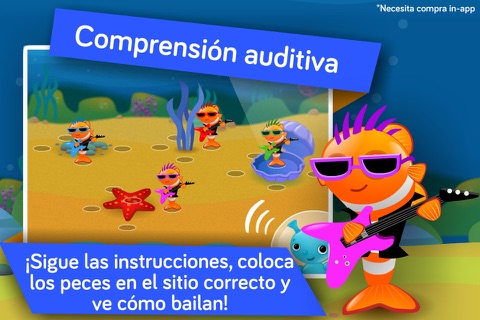 ¡Vocabulario y gramática! Juegos educativos de frases para niños en kinder y preescolar por Aprendes Con screenshot 4