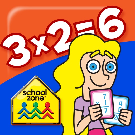 Multiplication Flash Cards from School Zone iOS App