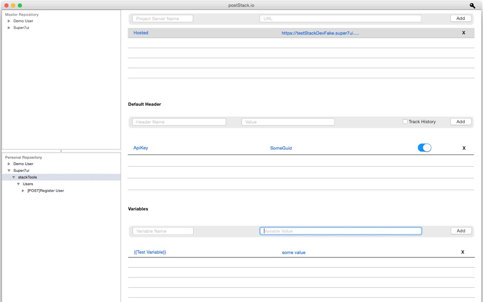 #3. postStack (macOS) Podle: Super7UI