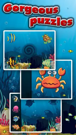 Game screenshot Underwater Puzzles for Kids - Educational Jigsaw Puzzle Game for Toddlers and Children with Sea Animals hack