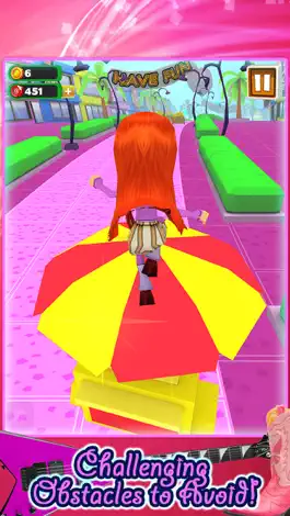 Game screenshot 3D Fashion Girl Mall Runner Гонки Игра на Высокий девчушки игры бесплатно mod apk