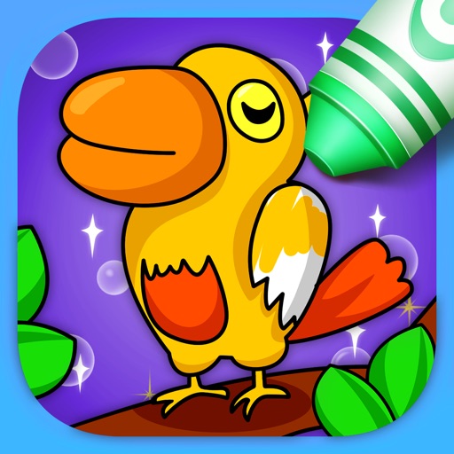 ABC Paint Book - Kids Color: Animal Art Icon