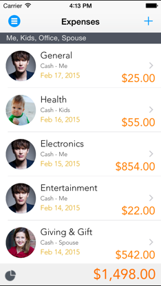 Expense Manager - Pocket Edition screenshot 1