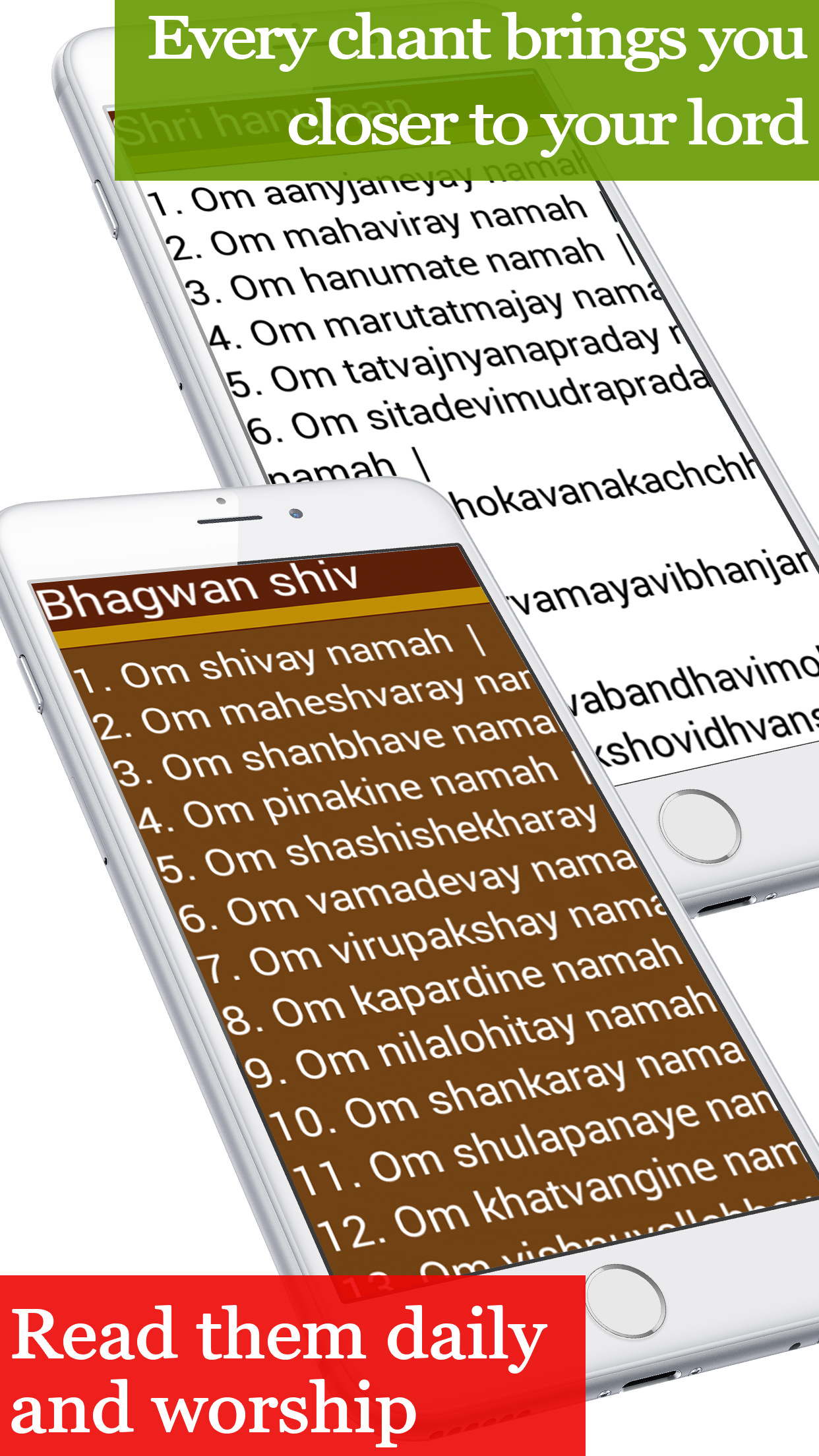 108 names of God - Ashtottarashata Namavali