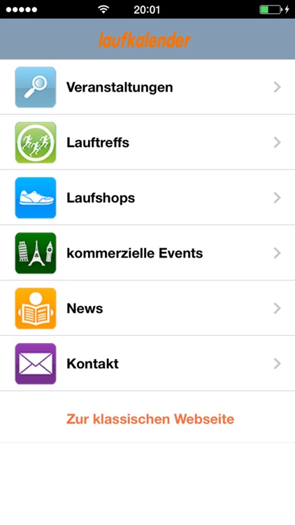 Laufkalender App