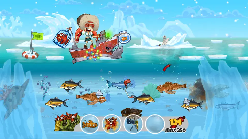 Скриншот Dynamite Fishing World Games на iPhone 2