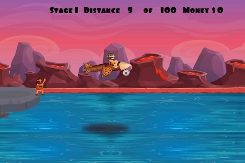A Caveman Flying Game FREE - Troglodyte Flight Adventure screenshot 4
