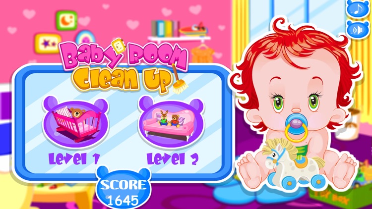Baby's Room Cleaning Game